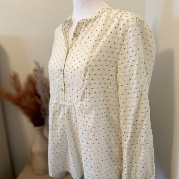Lucky brand cream blouse - Picture 2 of 3
